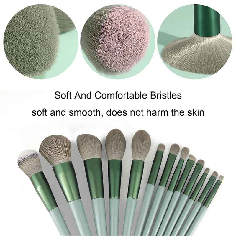 Petra store 13-Piece Makeup Brush Set with soft and comfortable bristles for gentle skin application