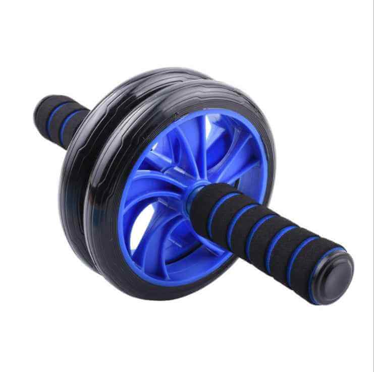Petra store 5-in-1 Home Sports and Fitness Kit blue and black ab roller wheel with foam handles