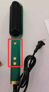 2 In 1 Hair Straightener Hot Comb - Negative Ion Curling