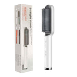 2 In 1 Hair Straightener Hot Comb - Negative Ion Curling