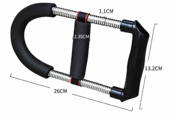 Petra store Adjustable Arm Trainer with foam grips and spring resistance for arm strength workouts