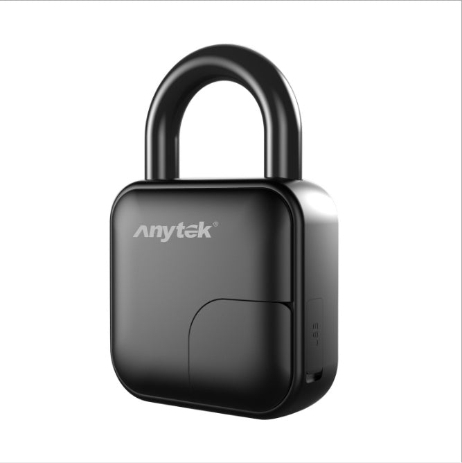 Petra store Anytek black padlock style keyless outdoor security lock with shackle and compact body