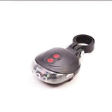 Petra store black Bicycle Tail Light with mounting bracket and red buttons for bike safety