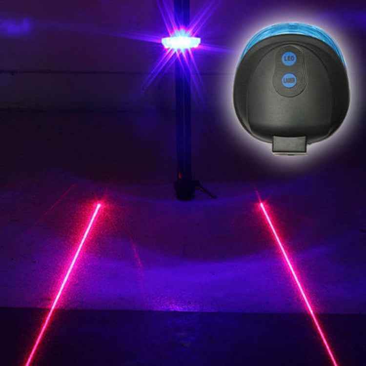 Petra store Bicycle Tail Light with bright LED and laser lane projection for enhanced bike safety