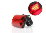 Petra store Bicycle Tail Light in red with mounting bracket and bright LED illumination for safety