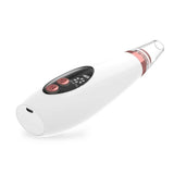 Petra store Blackhead Pore Vacuum Cleaner in white with black and rose gold buttons for skincare