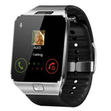 Bluetooth smart watch with call reminder from Petra store showing incoming call screen with black strap