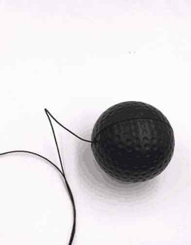 Petra store Boxing Reflex Speed Punch Ball black training ball with elastic cord for fitness and wellness