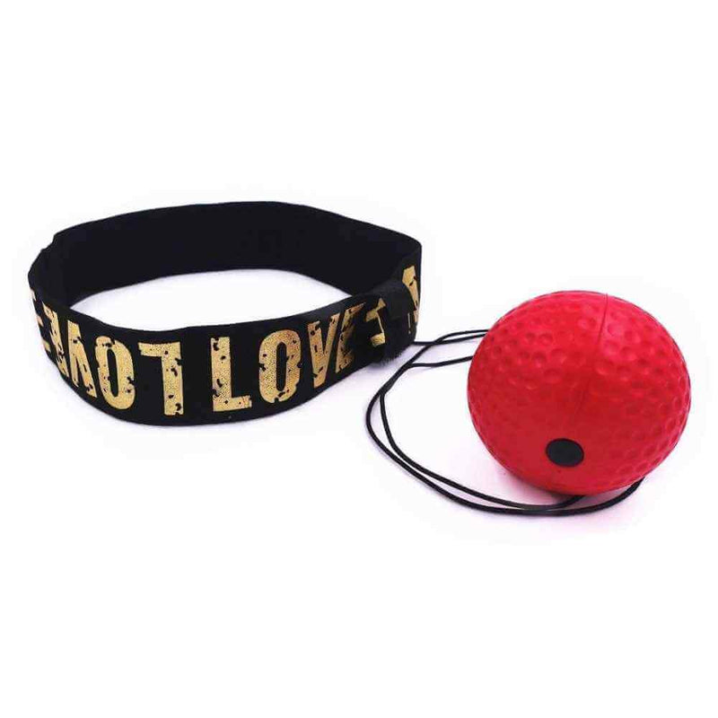 Petra store Boxing Reflex Speed Punch Ball with red ball and adjustable black headband