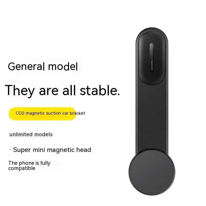 Petra store CO2 magnetic suction black Car Mobile Phone Holder with super mini magnetic head