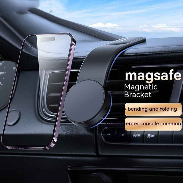 Petra store Car Mobile Phone Holder magnetic bracket for car dashboard with bending and folding feature