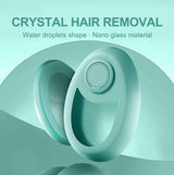 Petra store Crystal Hair-Remover beauty device with nano glass material and water droplet shape