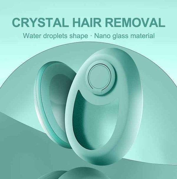 Petra store Crystal Hair-Remover beauty device with nano glass material and water droplet shape