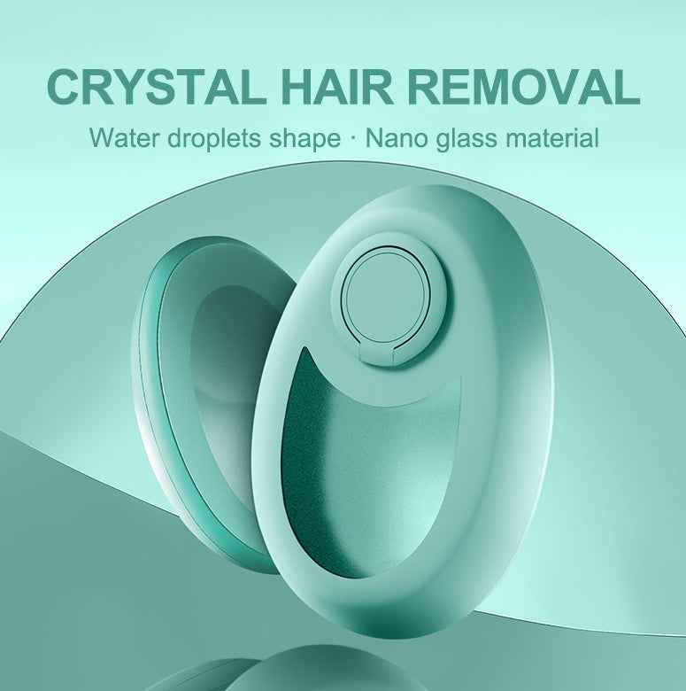 Petra store Crystal Hair-Remover beauty device with nano glass material and water droplet shape