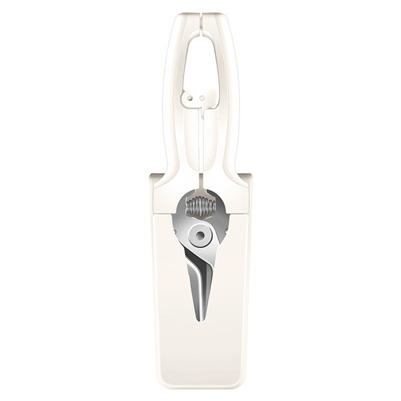 Petra store white multifunction kitchen scissors with protective case and built in nutcracker