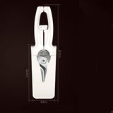 Petra store white multi function kitchen scissors with protective sheath and measurement markings