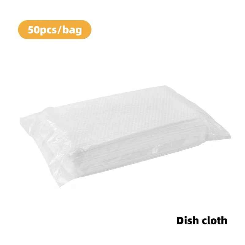 Petra store Cleaning Magic Brush pack of 50 white dish cloths for home and kitchen cleaning