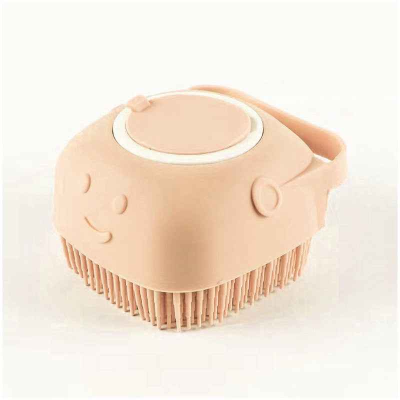 Petra store soft silicone Dog Bath Brush with ergonomic handle and gentle bristles for effective pet grooming