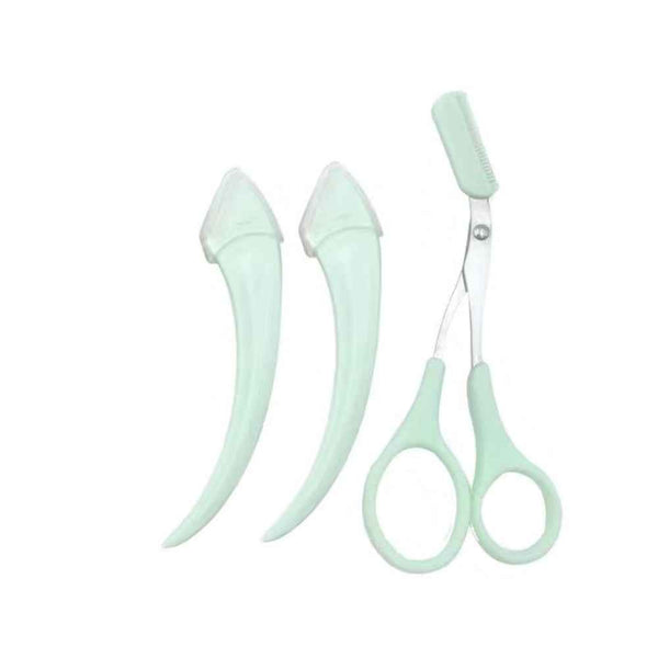 Petra store Eyebrow Trimming Knife With Comb and protective covers for precise grooming