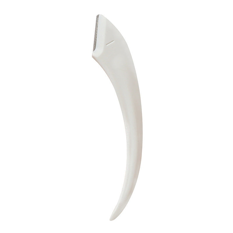 Petra store Eyebrow Trimming Knife With Comb in white for precise eyebrow shaping and grooming