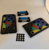 Petra store push-up board bracket set with colorful panels and blue handles for fitness and wellness