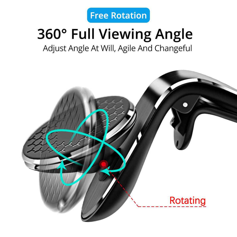 Petra store Magnetic Car Smartphone Holder with 360-degree full viewing angle and free rotation