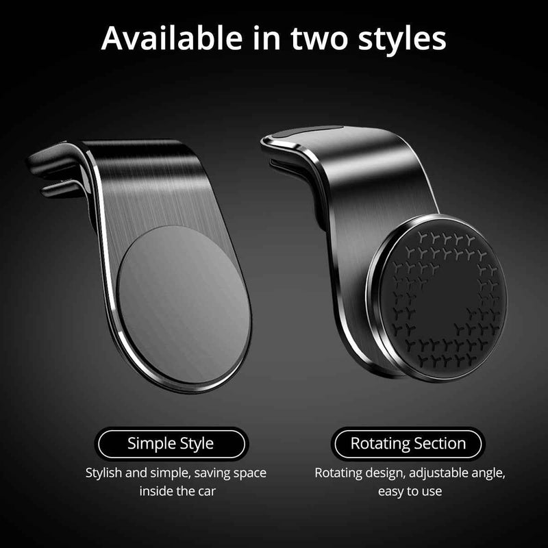 Petra store Magnetic Car Smartphone Holder available in simple style and rotating section with adjustable angle