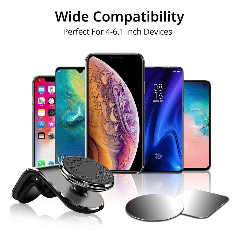 Petra store Magnetic Car Smartphone Holder with wide compatibility for 4 to 6.1 inch smartphones