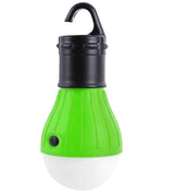 Petra store green and black portable camping tent lights with hook and power button