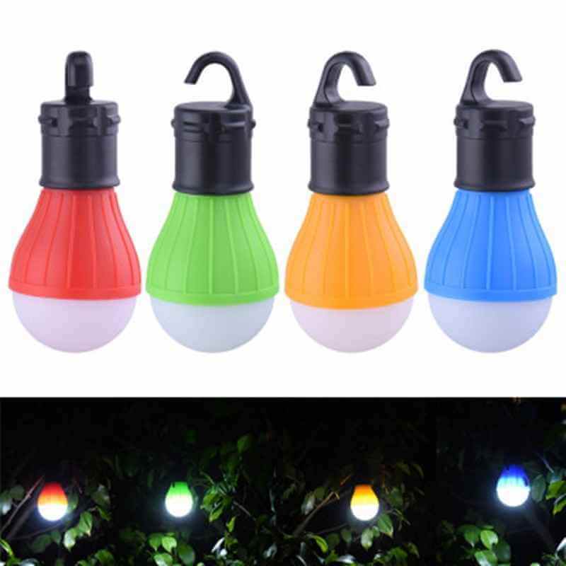 Petra store colorful Camping Tent Lights with hooks for outdoor and camping use