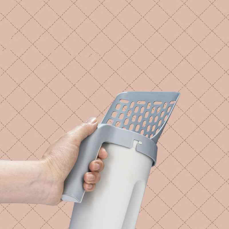 Petra store Cat Litter Shovel Set with ergonomic handle and built-in waste container for easy cleaning