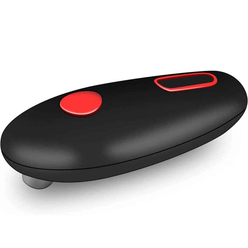 Petra store black and red hands free electric can opener for easy kitchen use