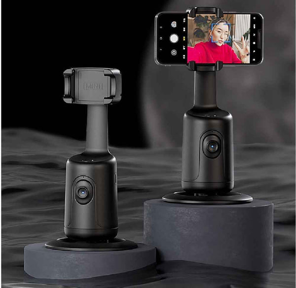 Petra store Gimbal Smartphone Holder with sleek black design for stable mobile video recording