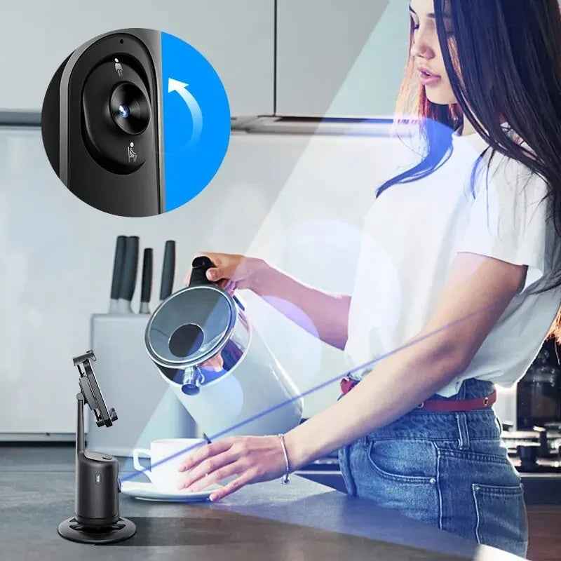 Petra store Gimbal Smartphone Holder with rotating joystick control for stable phone mounting