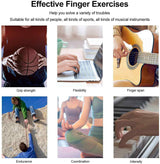 Petra store Hand Grip Trainer demonstrating grip strength, flexibility, finger span, endurance, coordination, and intensity exercises