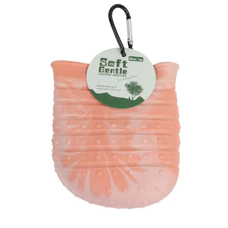 Petra store 2 In 1 Dog Paw Cleaner soft silicone brush for gentle paw cleaning