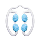 Petra store Leg Massage Roller with four textured blue rollers for muscle relief and improved circulation
