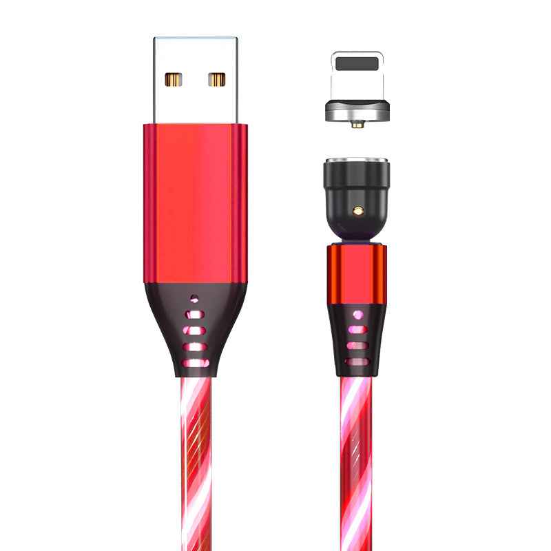 Petra store Luminous Magnetic Cable with red USB connector and detachable magnetic charging tip