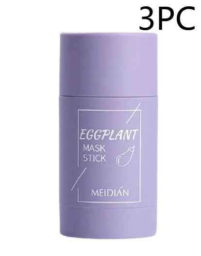 Petra store Cleansing Green Tea Mask in purple stick packaging for easy skincare application