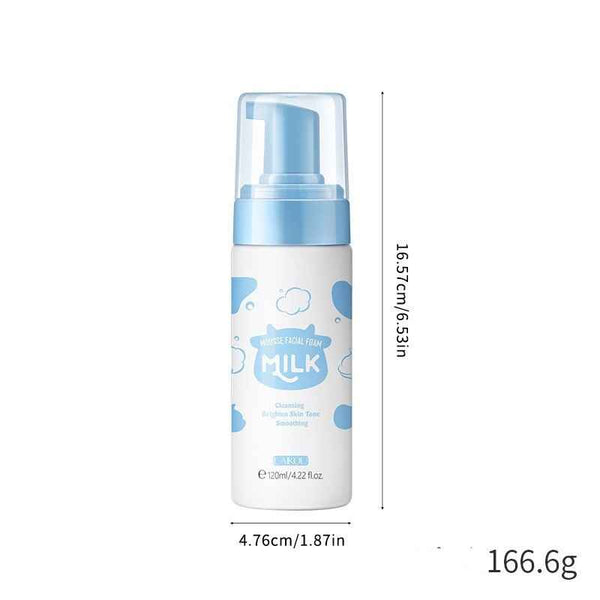 Petra store pore cleaning milk foam cleanser with gentle formula for skin cleansing and toning