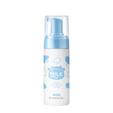 Petra store milk mousse facial foam for pore cleaning and brightening skin tone 120ml bottle