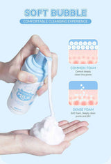 Petra store soft bubble foam cleanser for gentle pore cleaning with dense foam and comfortable cleansing experience