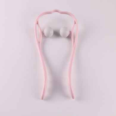 Petra store Six-Wheel Neck Massager in soft pink portable handheld design for neck shoulder relaxation