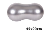 Silver Peanut Massage Ball 45x90cm for muscle relief and body relaxation from Petra store