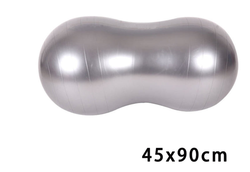 Silver Peanut Massage Ball 45x90cm for muscle relief and body relaxation from Petra store