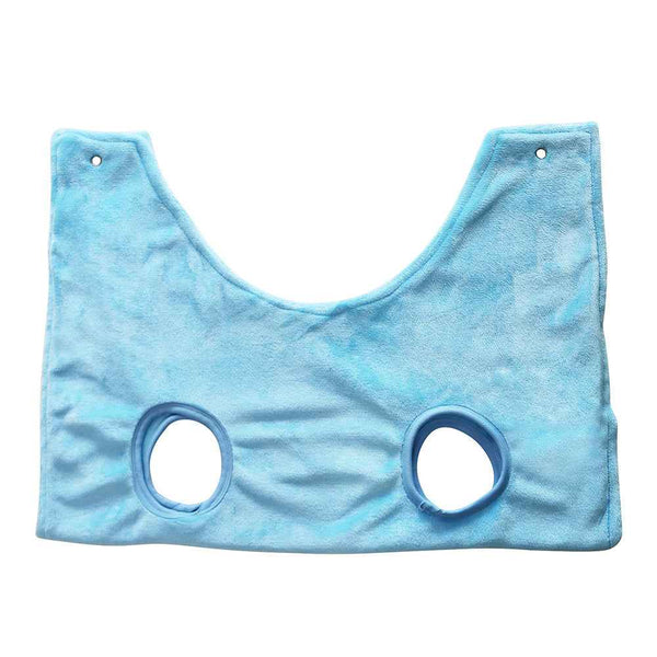 Petra store blue Pet Grooming Hammock with arm holes for secure pet grooming and comfort