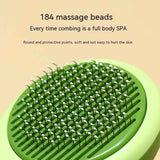 Petra store green Pet Hair Brush and Hair Remover with 184 massage beads and soft protective points