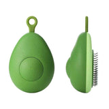 Green Pet Hair Brush and Hair Remover with ergonomic handle from Petra store for easy pet grooming