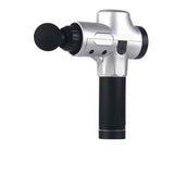 Petra store portable body massager in silver and black with ergonomic handle for easy use