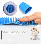 Petra store portable pet paw cleaning tool with soft silicone bristles for gentle paw cleaning
